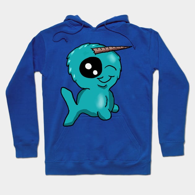 Kawaii Narwhal Hoodie by Eric03091978